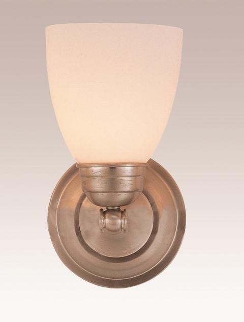 1LT SCONCE-STRAIGHT ARM-FROST
